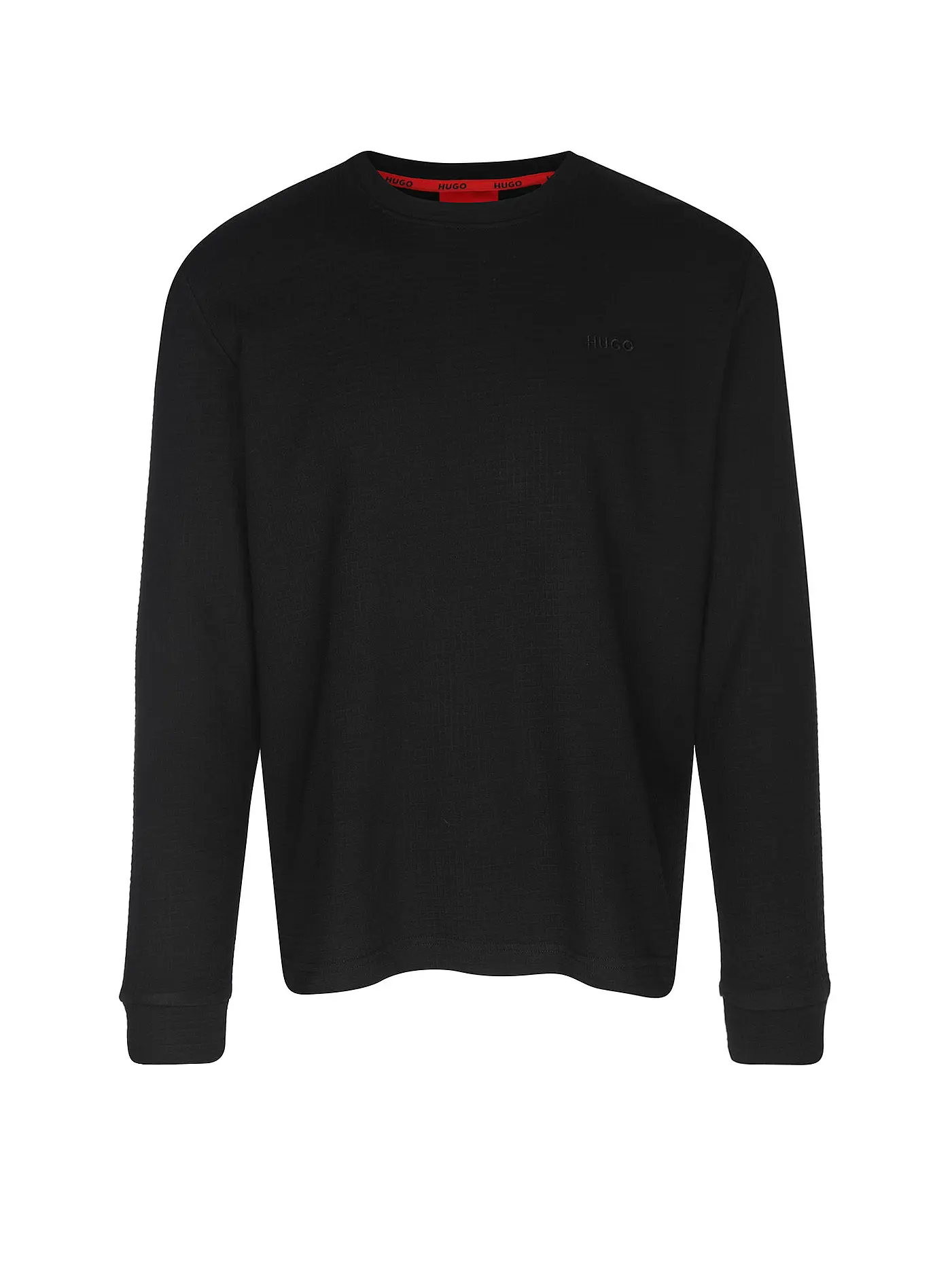 HUGO | Loungewear Langarmshirt AUSTIN | schwarz