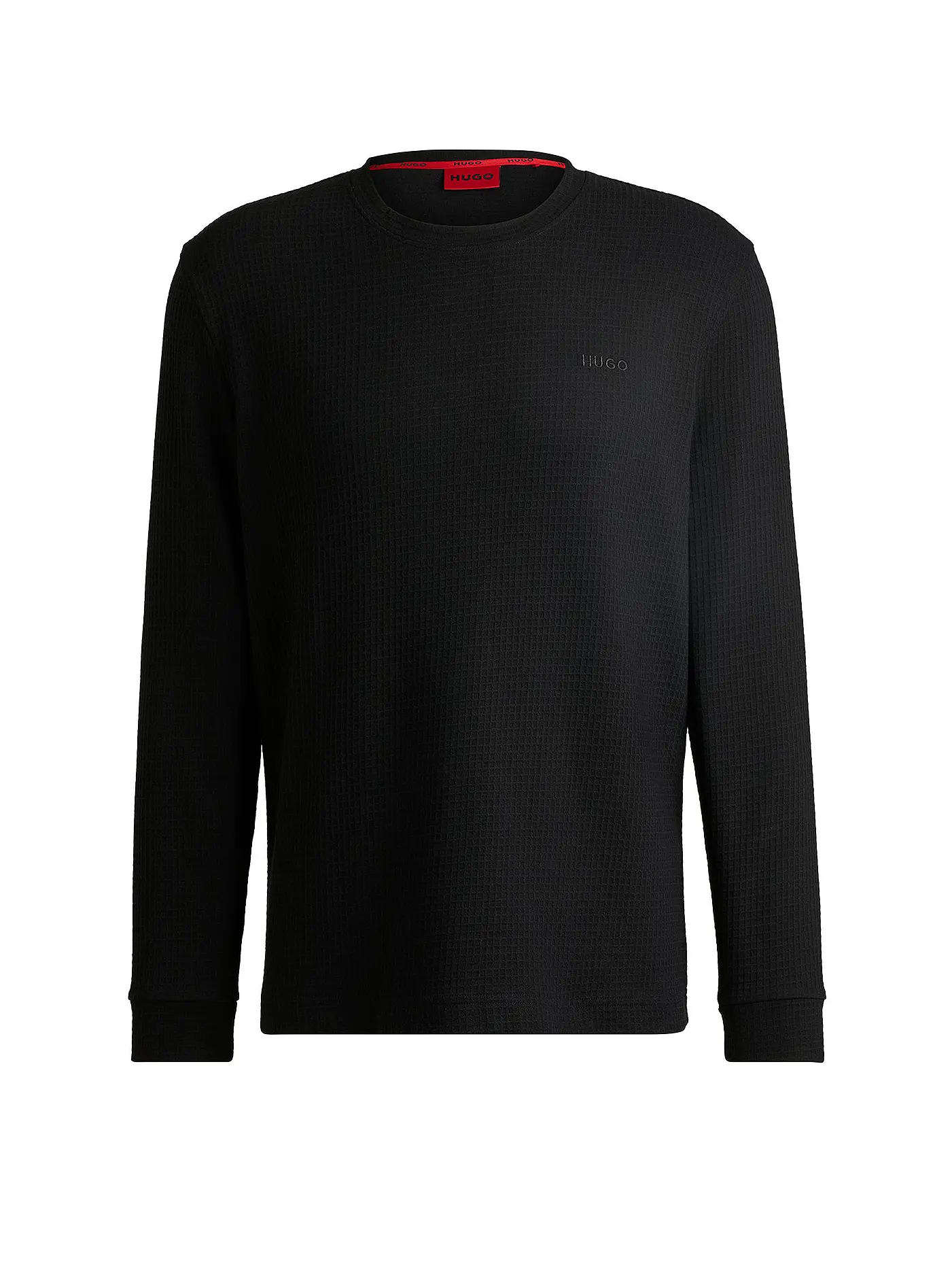 HUGO | Loungewear Langarmshirt AUSTIN | schwarz