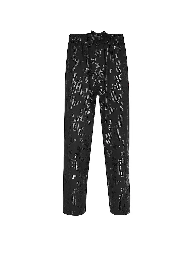 HUGO | Loungewear Pyjama Set SHINY ACID | schwarz