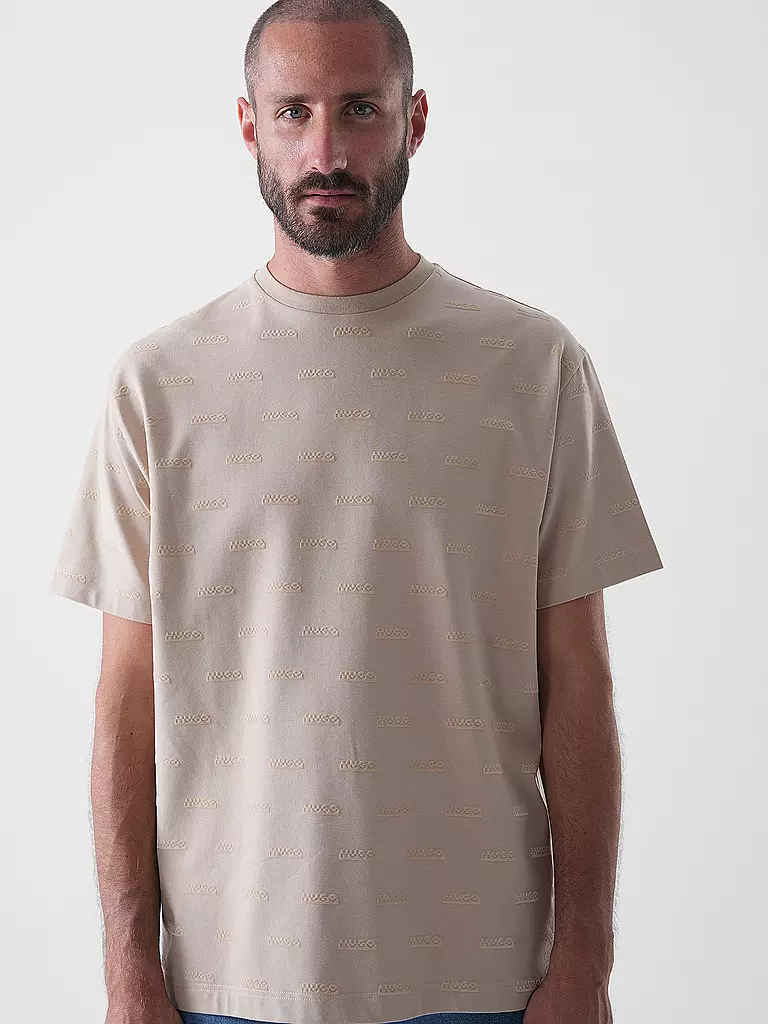 HUGO | Loungewear Shirt  | beige