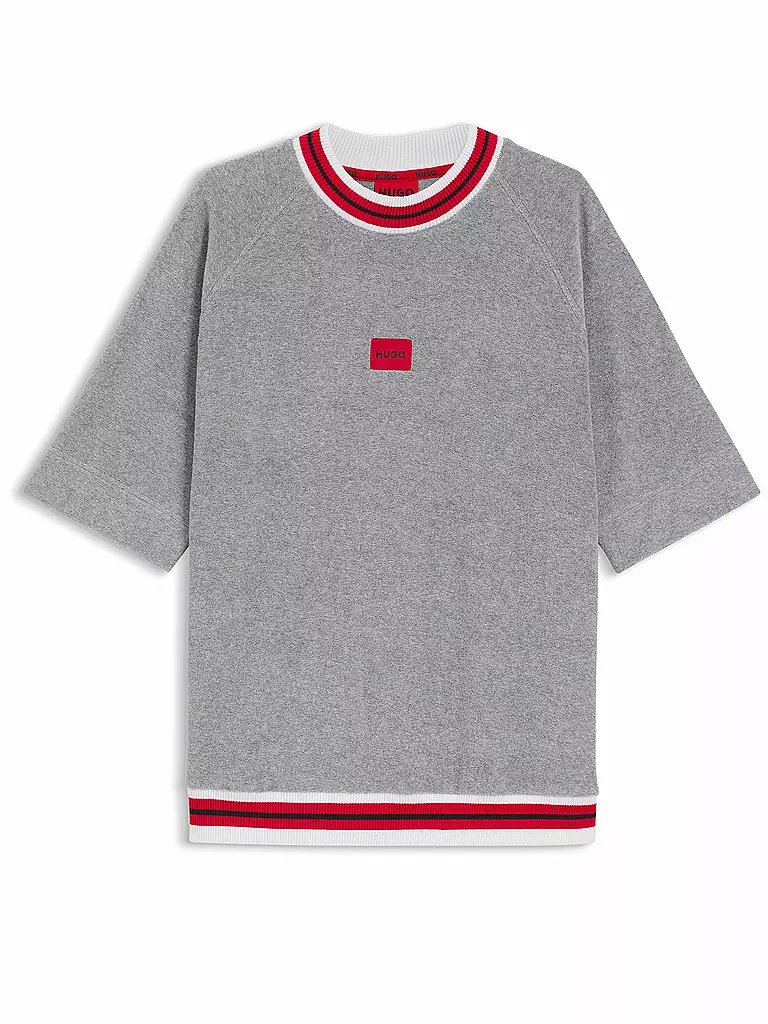 HUGO | Loungewear Shirt JAXON | hellgrau