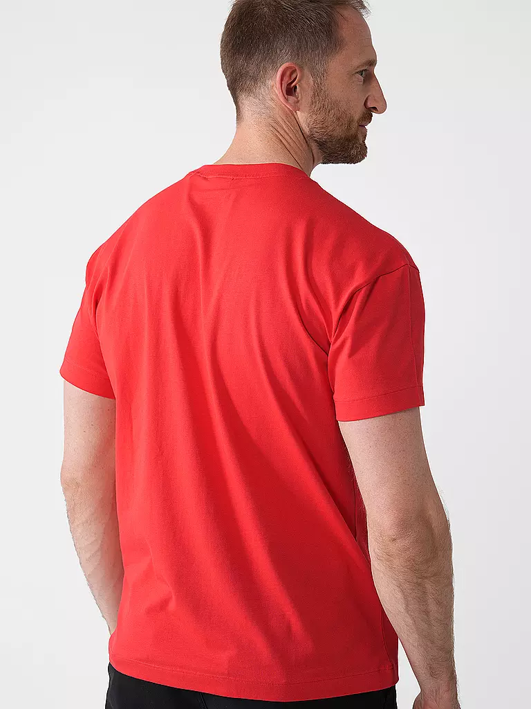 HUGO | Loungewear Shirt LAZE | rot