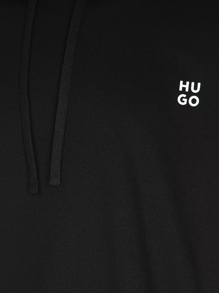 HUGO | Loungewear Shirt | schwarz