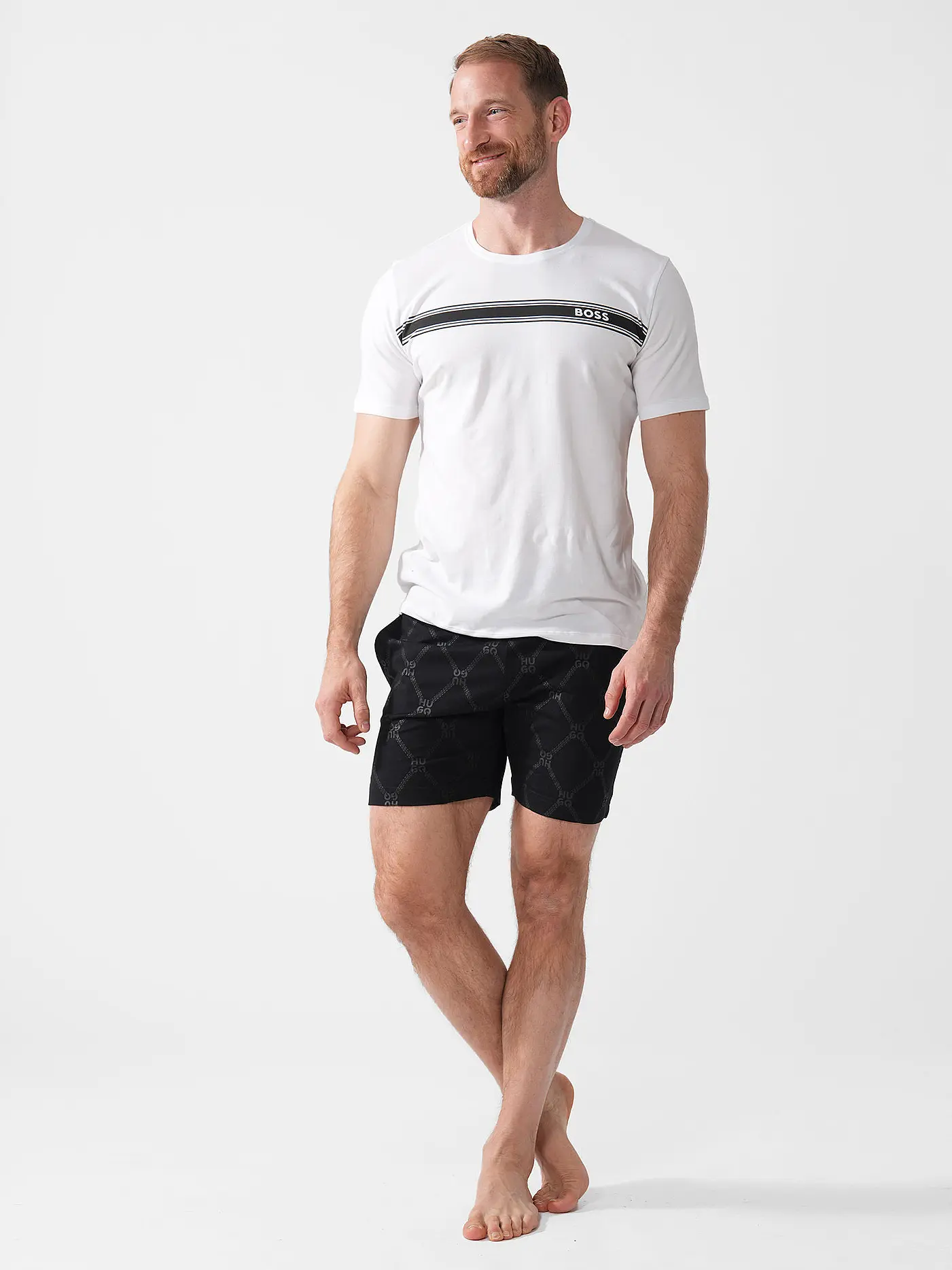 HUGO | Loungewear Shorts  | schwarz