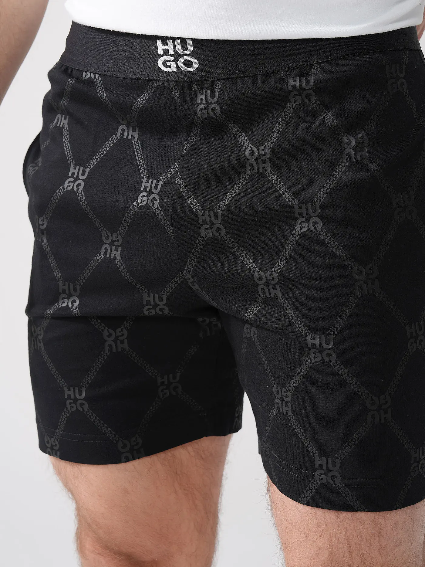 HUGO | Loungewear Shorts  | schwarz