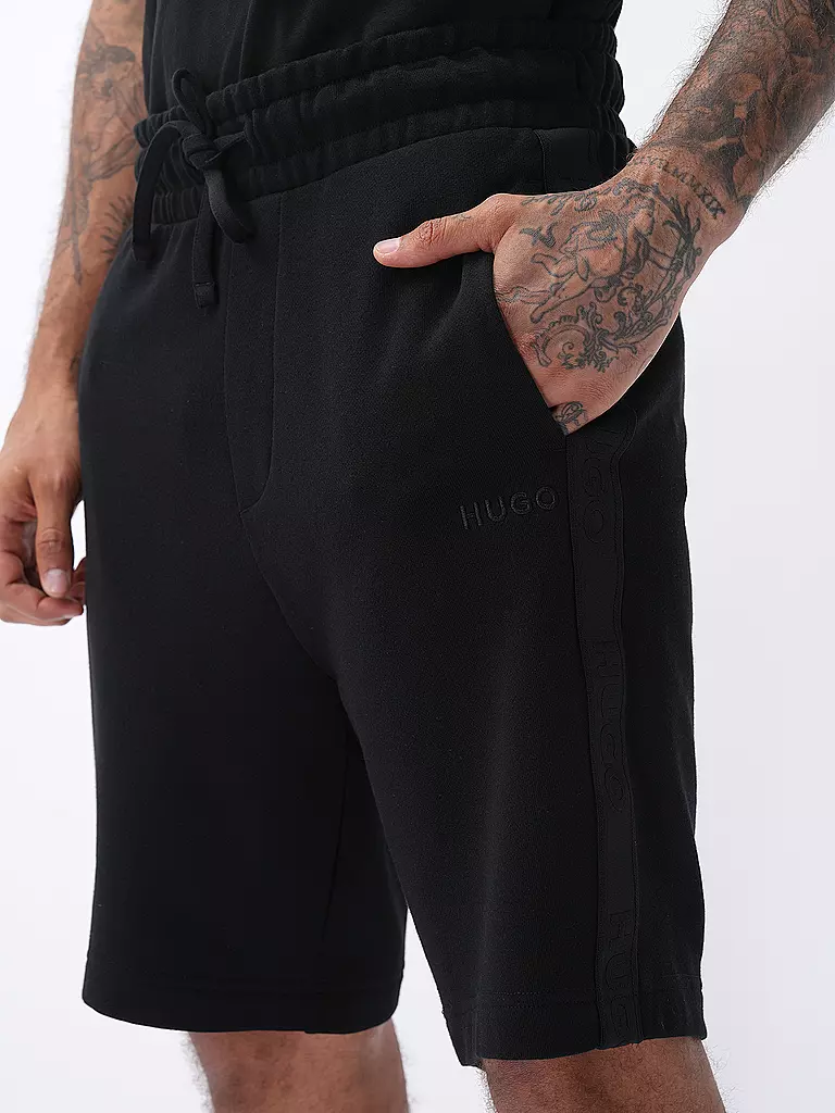 HUGO | Loungewear Shorts  | schwarz