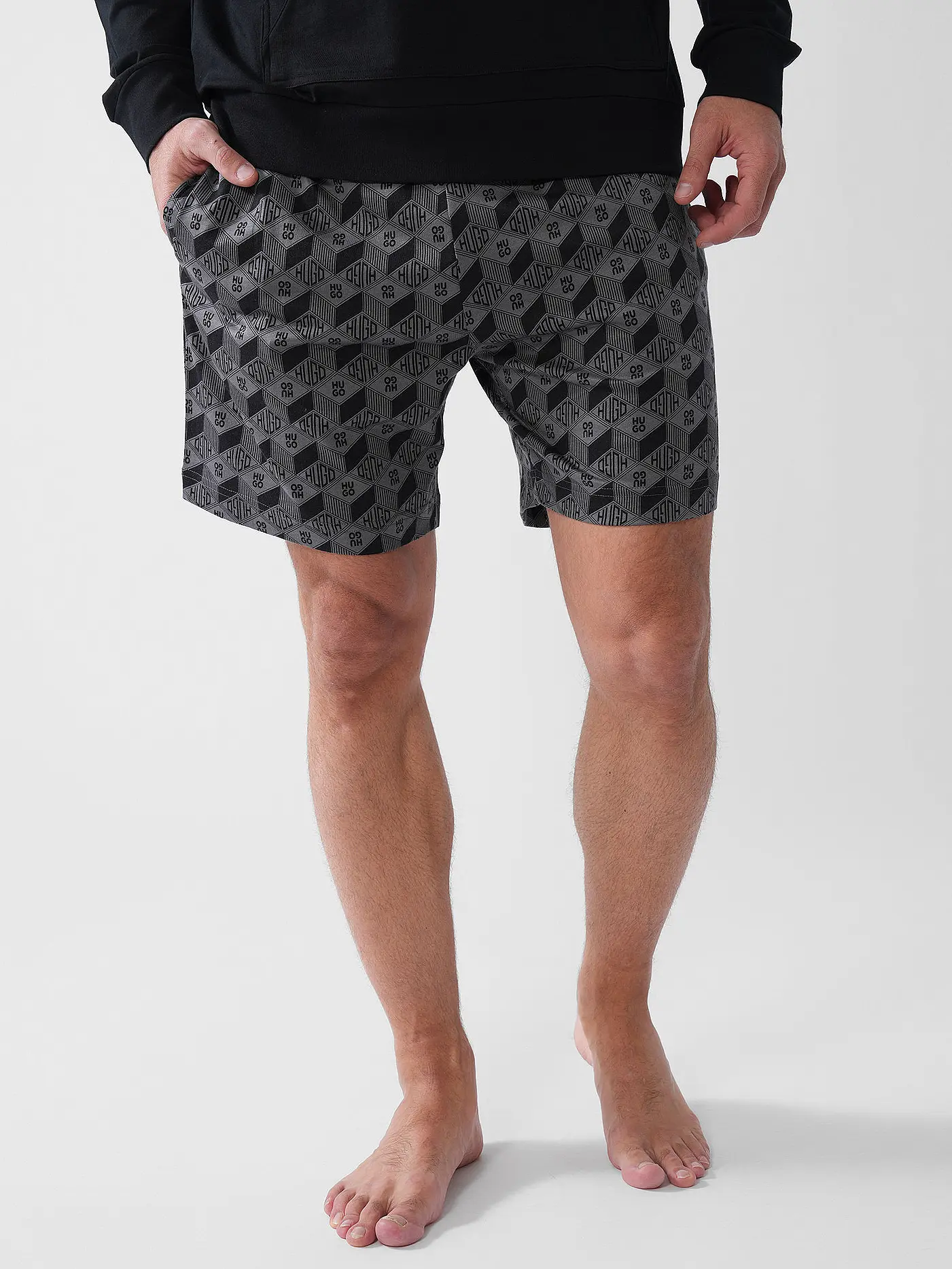 HUGO | Loungewear Shorts | grau