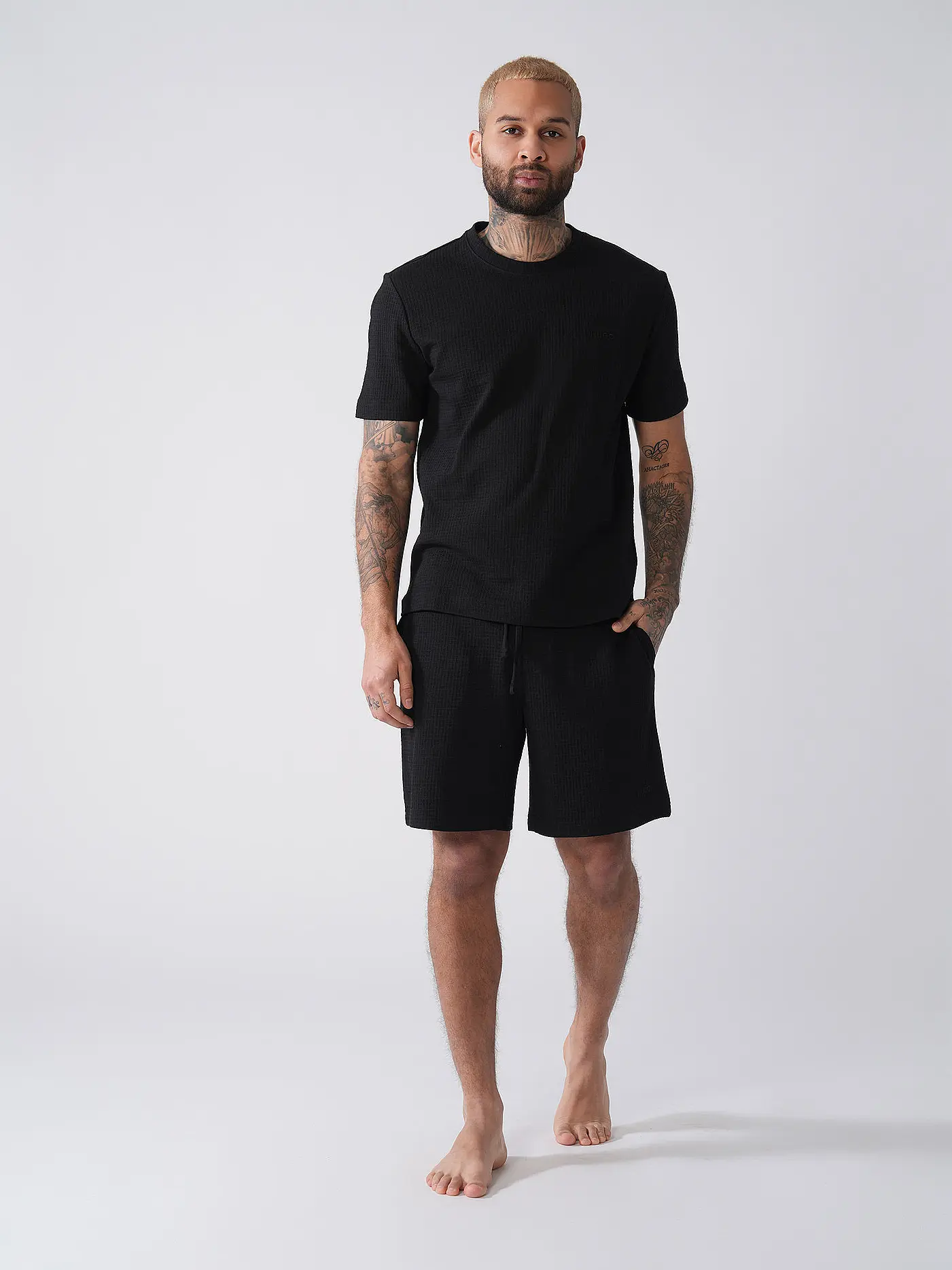 HUGO | Loungewear T-Shirt AUSTIN | schwarz