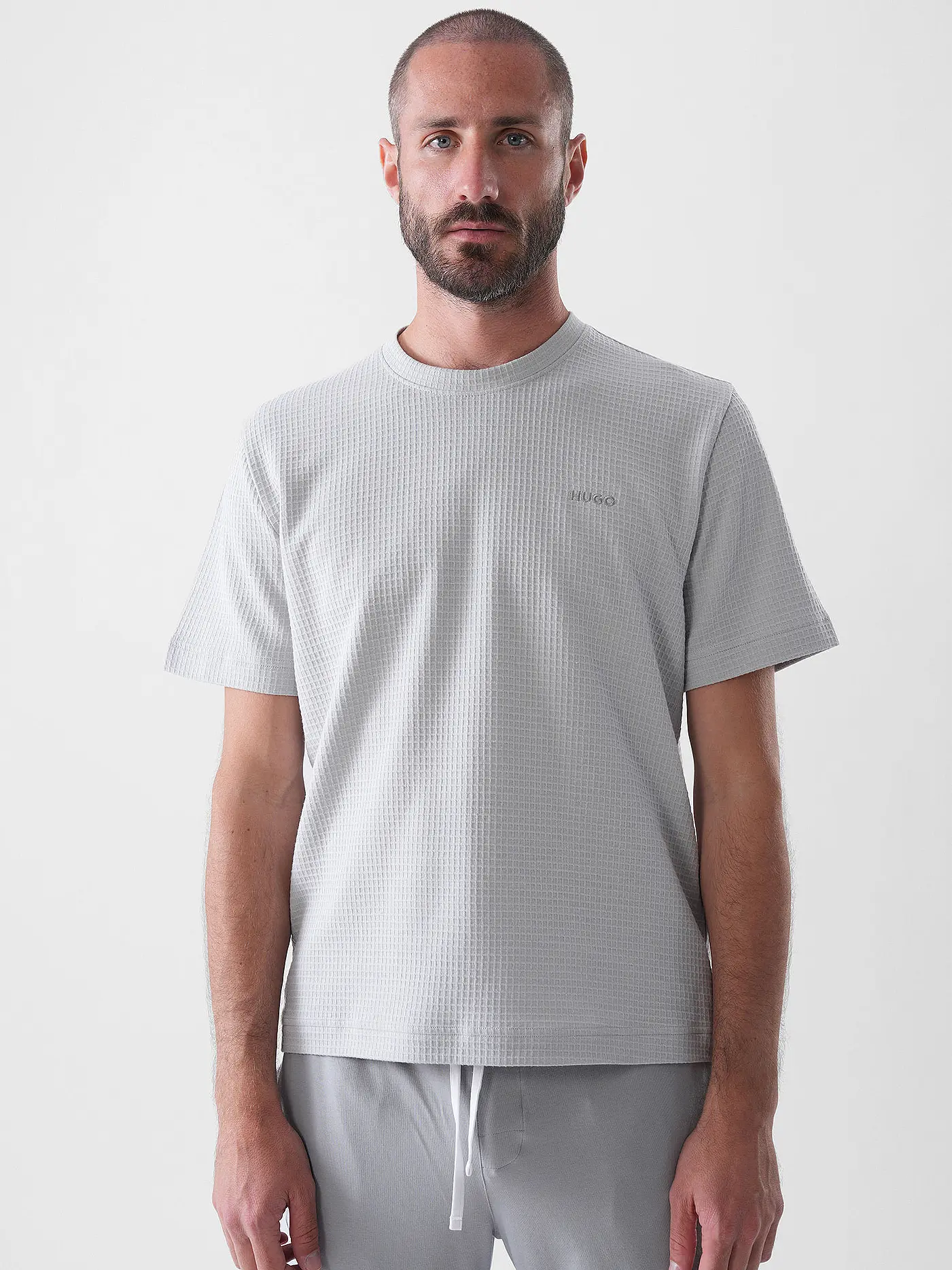 HUGO | Loungewear T-Shirt AUSTIN | hellgrau