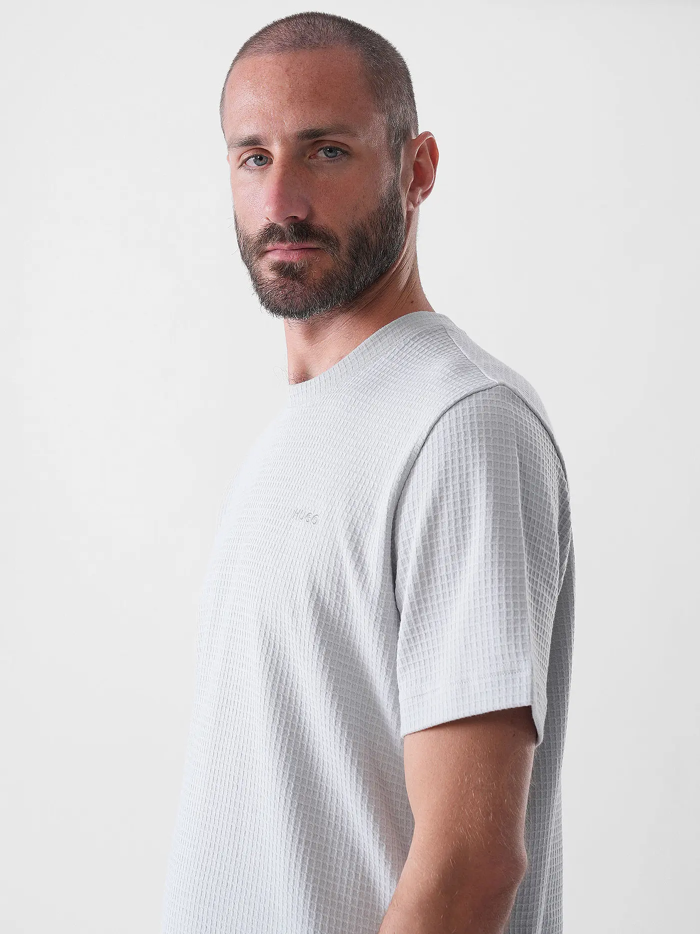 HUGO | Loungewear T-Shirt AUSTIN | hellgrau