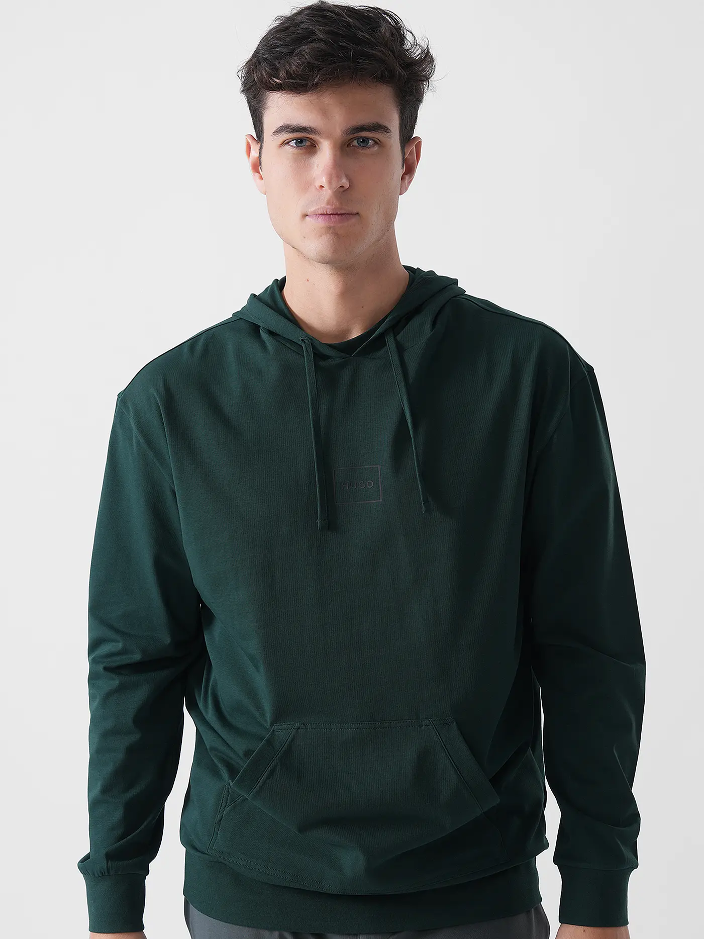 HUGO | Loungwear Sweater LAZE | dunkelgrün