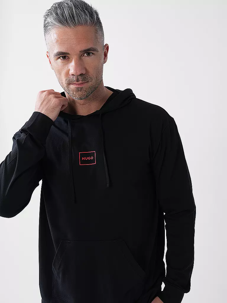HUGO | Loungwear Sweater LAZE | schwarz