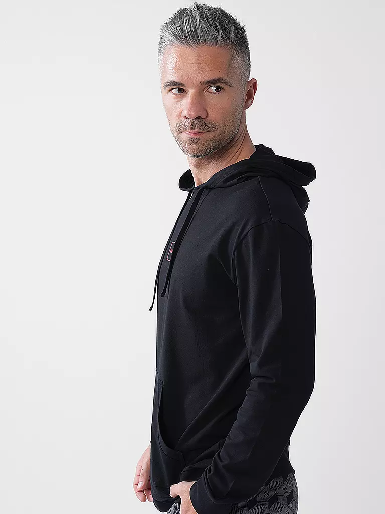 HUGO | Loungwear Sweater LAZE | schwarz