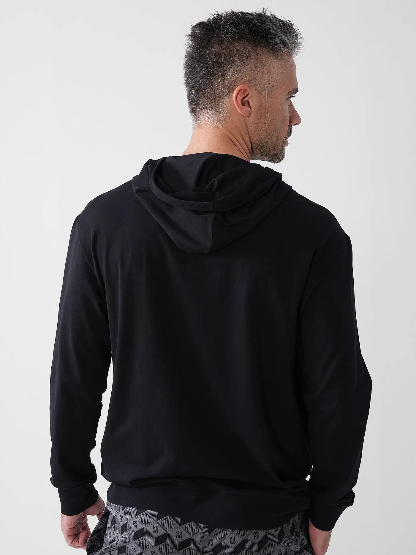 HUGO | Loungwear Sweater LAZE | schwarz