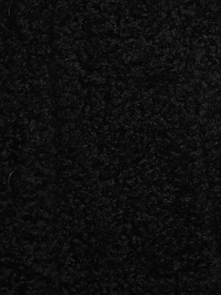HUGO | Mantel in Felloptik MIMINA-1 | schwarz