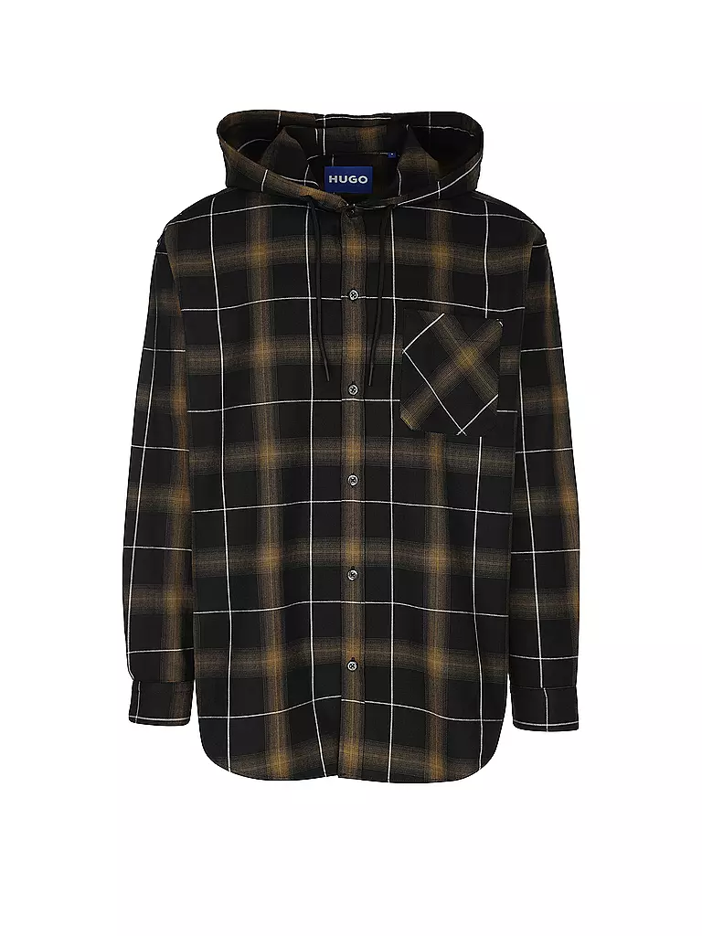 HUGO | Overshirt  | olive