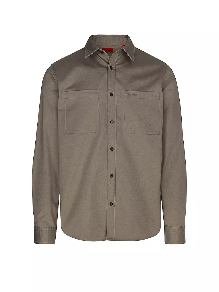 HUGO | Overshirt EGRIN | grau