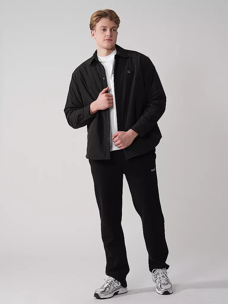 HUGO | Overshirt ELLIOSE | schwarz