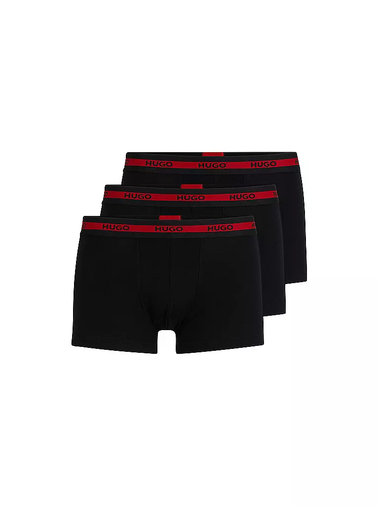 HUGO | Pants 3er Pkg. black | schwarz