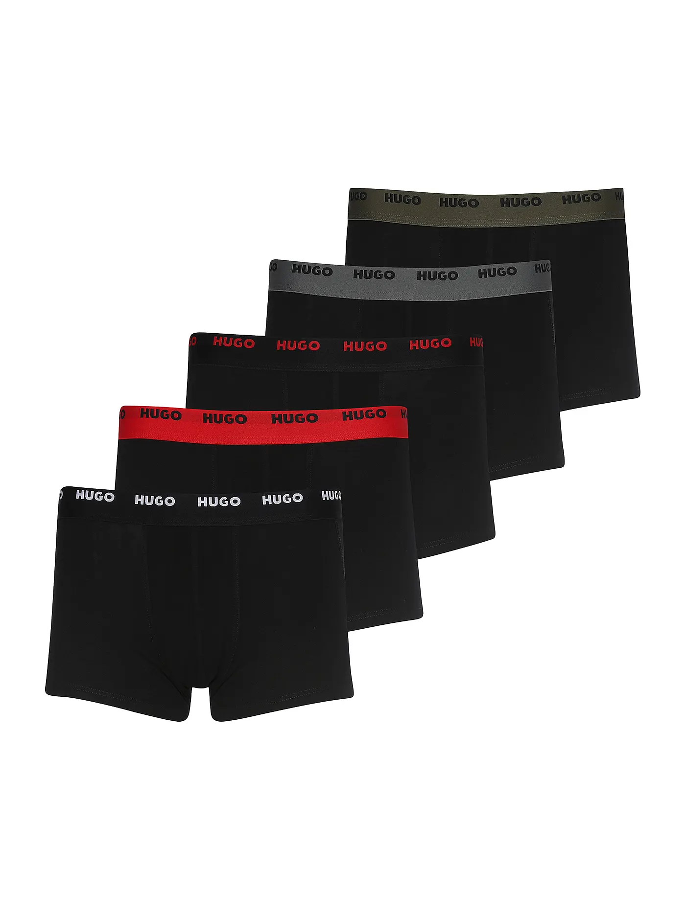 HUGO | Pants 5er Pkg. black | schwarz