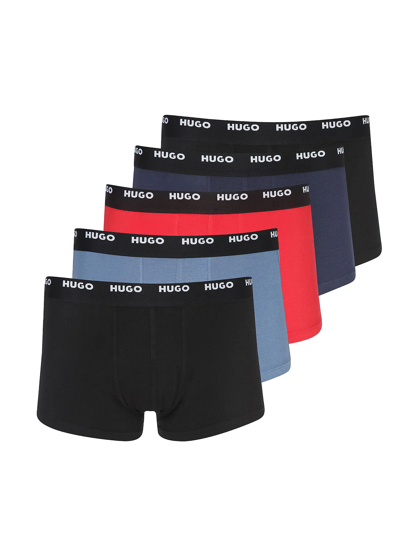 HUGO | Pants 5er Pkg. black | schwarz