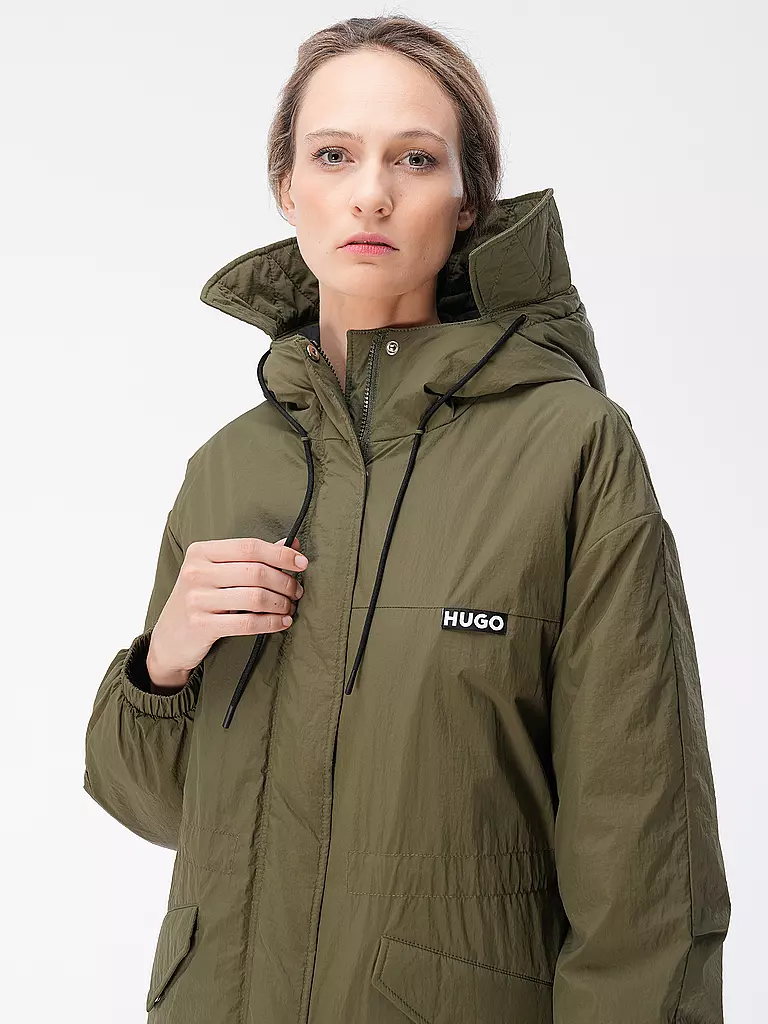 HUGO | Parka FABRICIA | olive