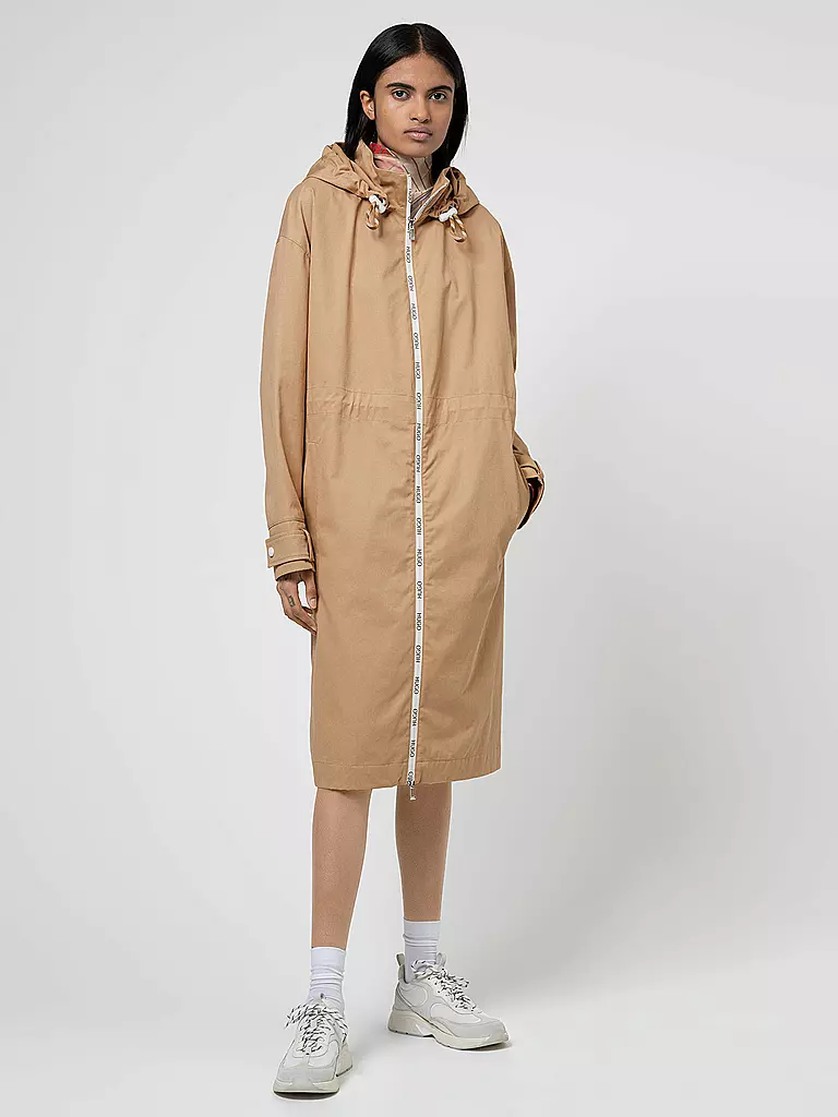 HUGO | Parka Relaxed Fit | beige