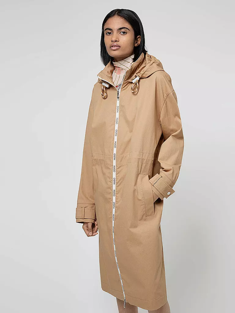 HUGO | Parka Relaxed Fit | beige