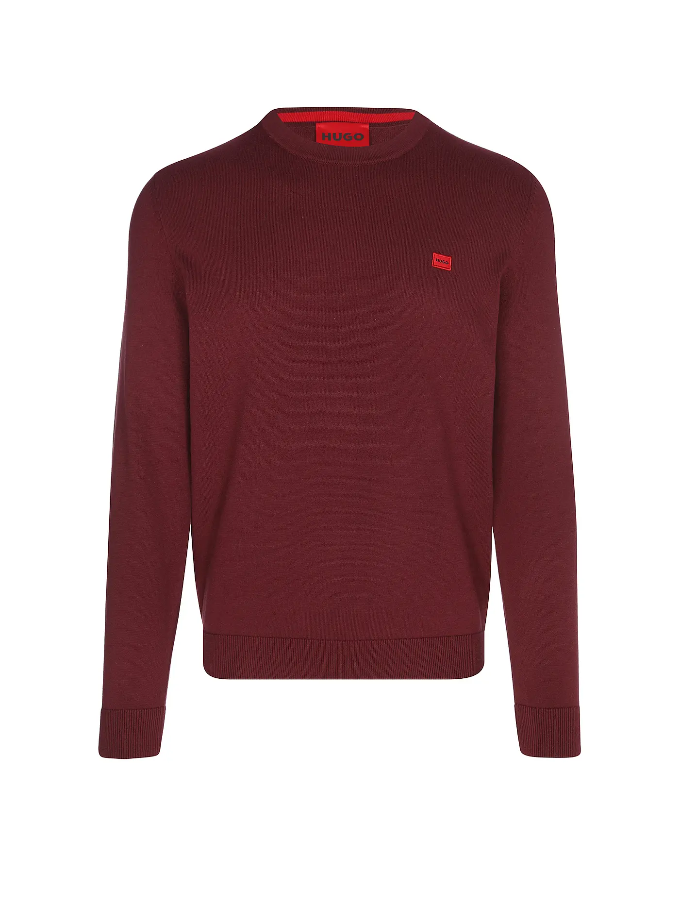 HUGO | Pullover SAN CASSIUS-C1 | dunkelrot