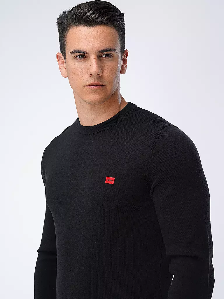 HUGO | Pullover SAN CASSIUS-C1 | schwarz