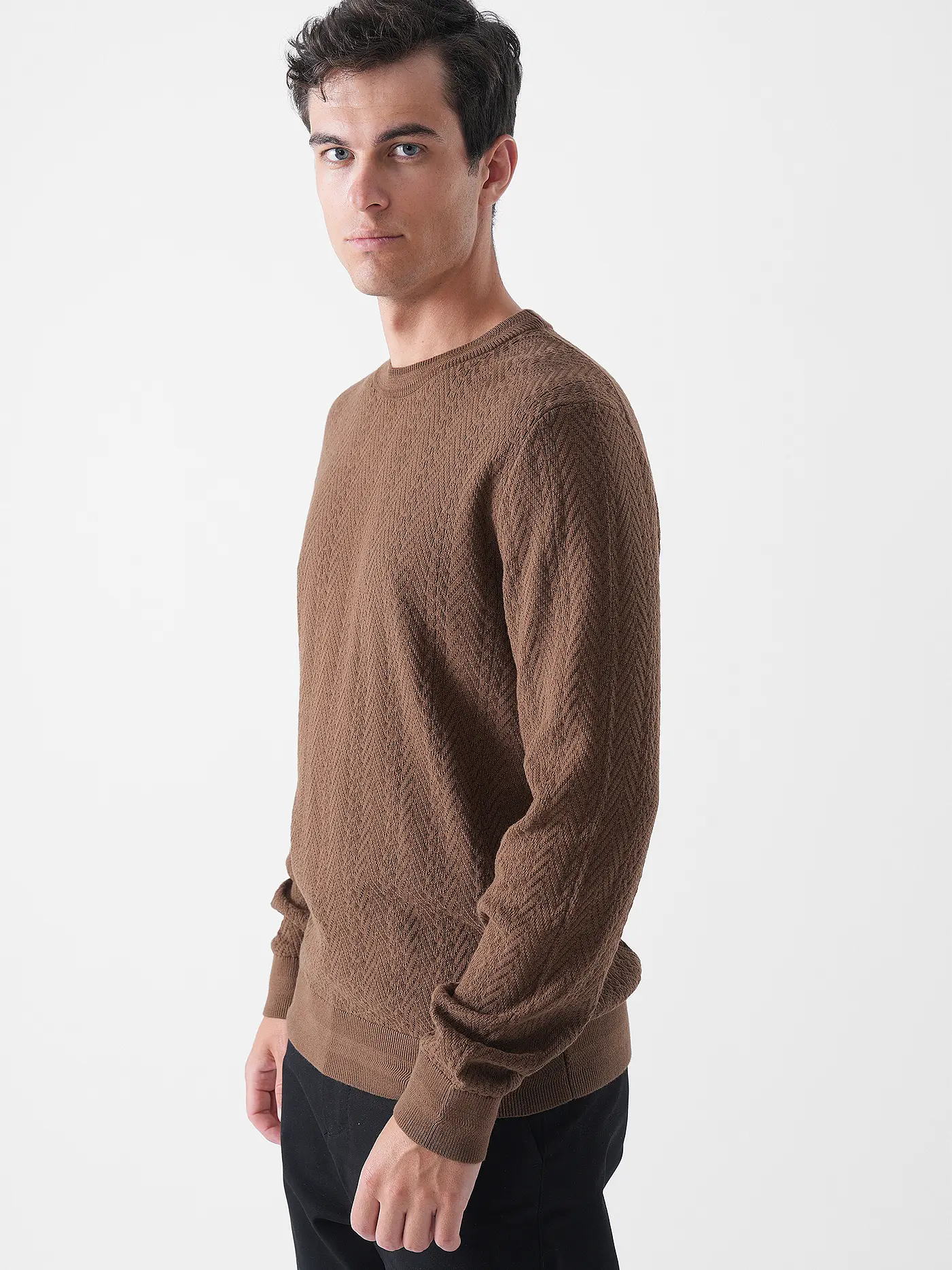 HUGO | Pullover SIMO | braun