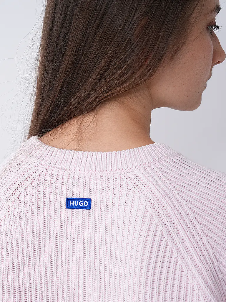 HUGO | Pullover SLIPER_B | rosa