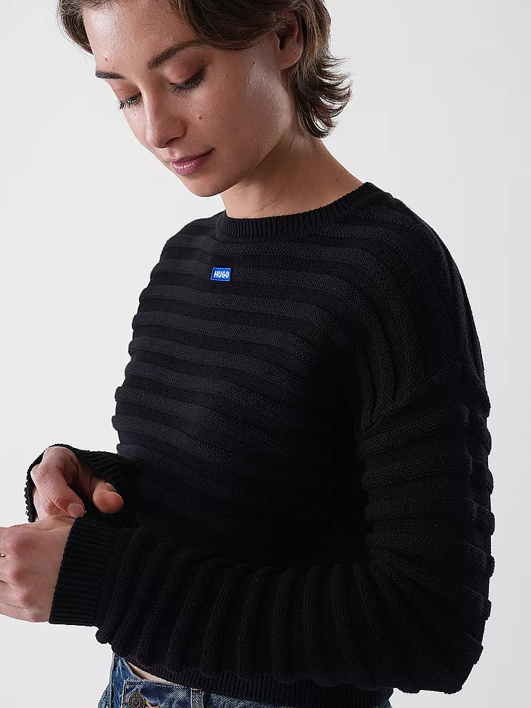 HUGO | Pullover SLUMMYA_B | schwarz