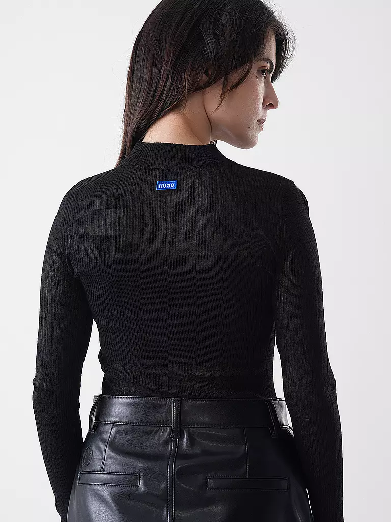 HUGO | Pullover SLUMY_B | schwarz