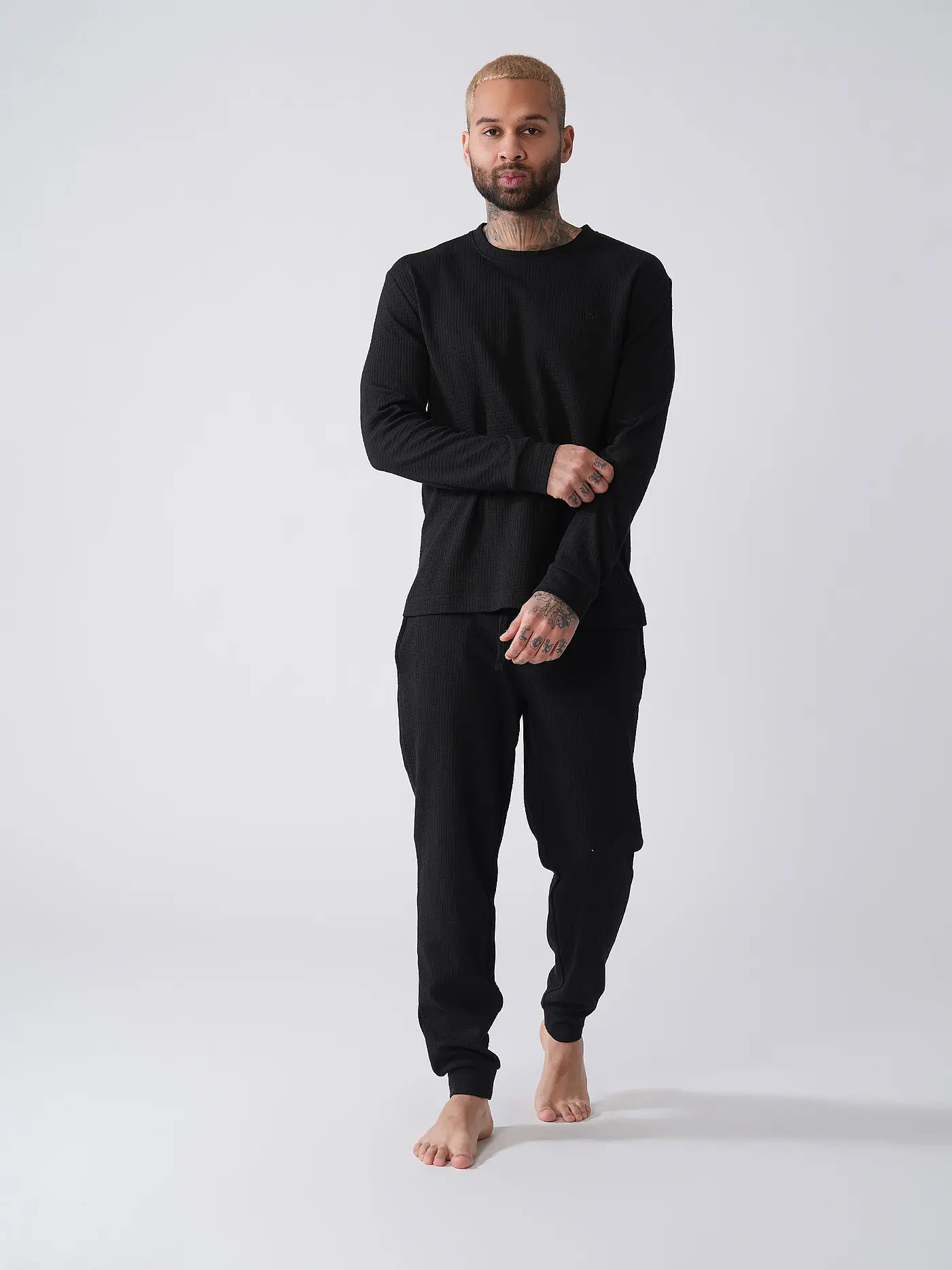 HUGO | Pyjamahose AUSTIN | schwarz