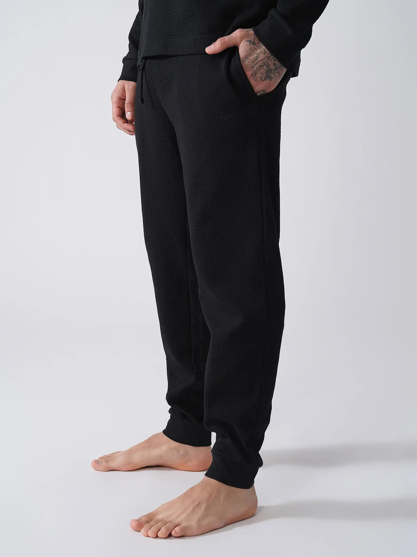 HUGO | Pyjamahose AUSTIN | schwarz