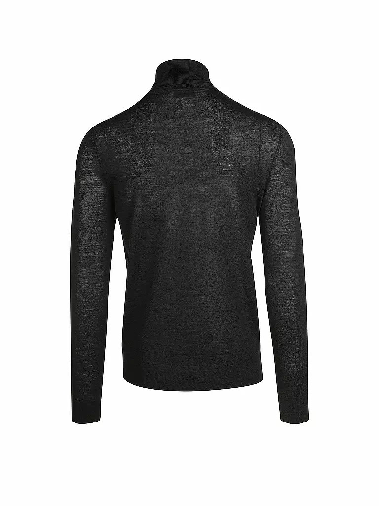 HUGO | Rollkragenpullover  | schwarz