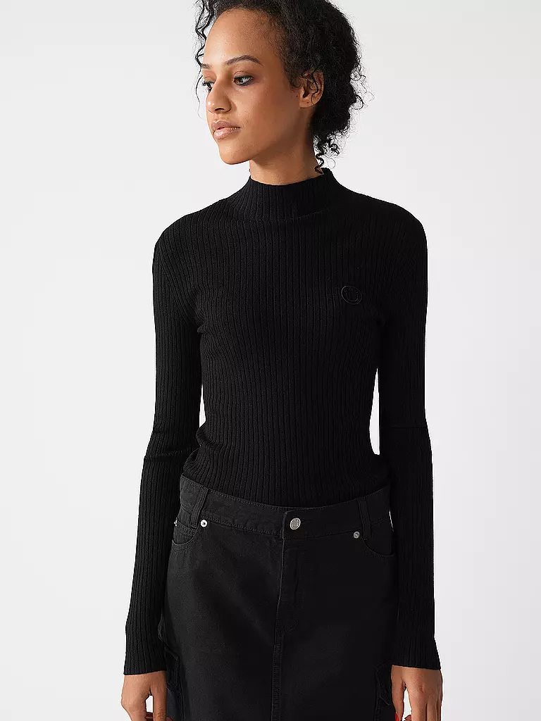 HUGO | Rollkragenpullover SARMIE B | schwarz