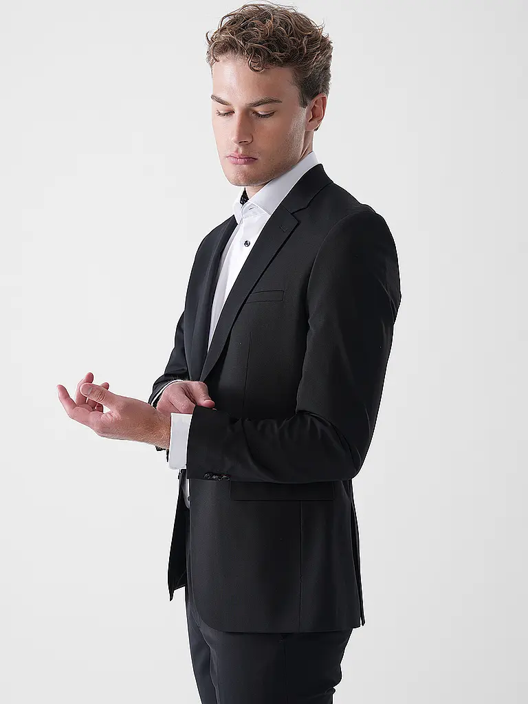 HUGO | Sakko Super Slim Fit ARTI253X-MH  | schwarz