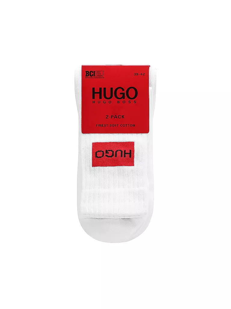 HUGO | Socken 2-er Pkg. | weiß
