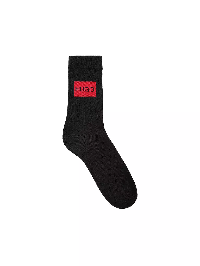 HUGO | Socken 2-er Pkg. | schwarz