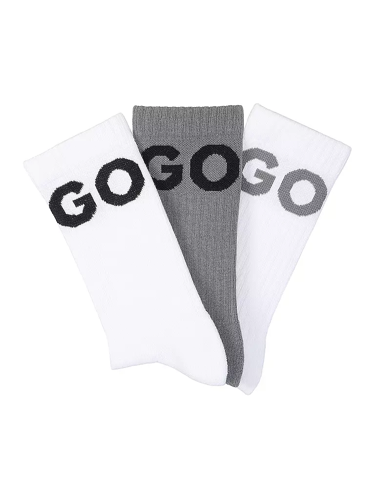 HUGO | Socken 3er Pkg. open miscellaneous | grau