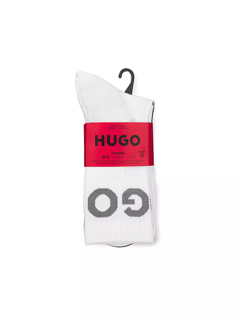 HUGO | Socken 3er Pkg. open miscellaneous | grau