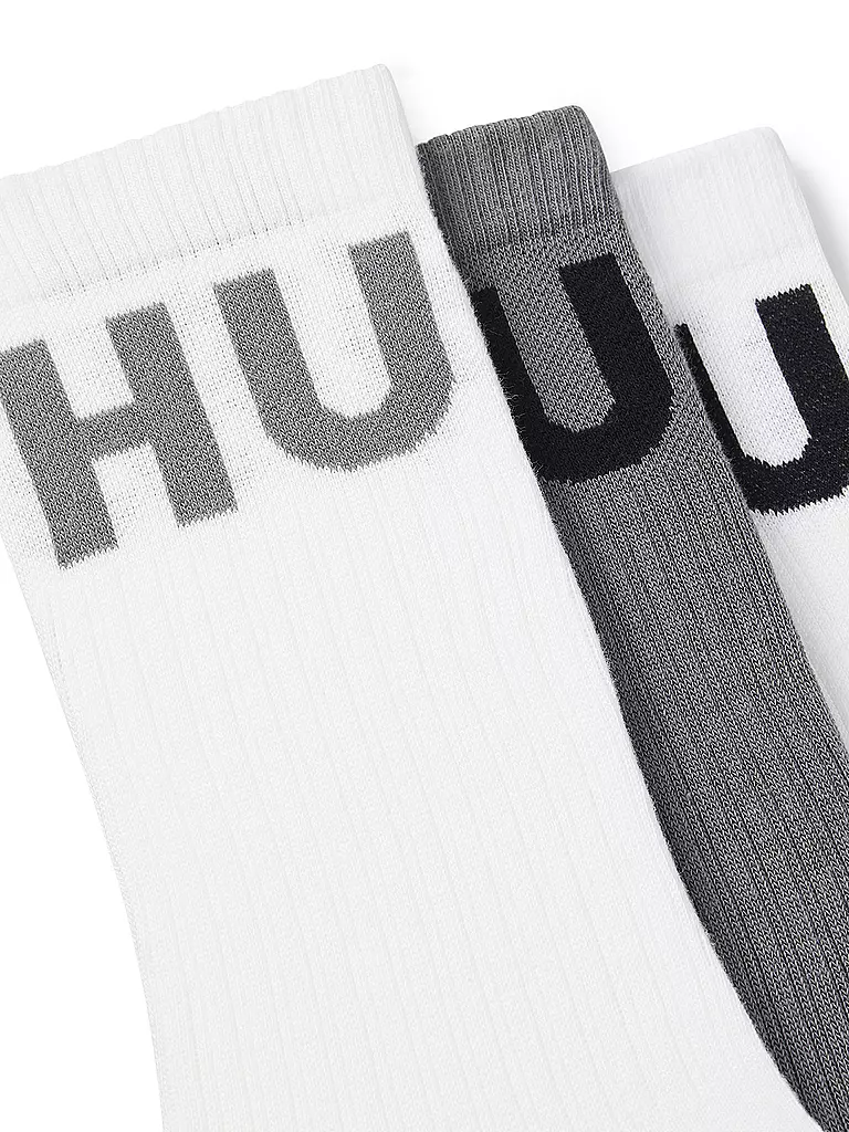 HUGO | Socken 3er Pkg. open miscellaneous | grau