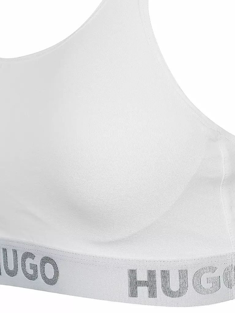 HUGO | Sport Bustier | weiss