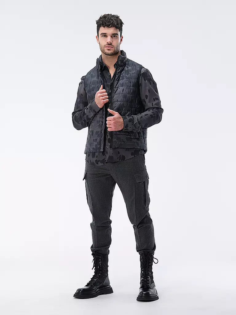 HUGO | Steppgilet BENTINO  | grau