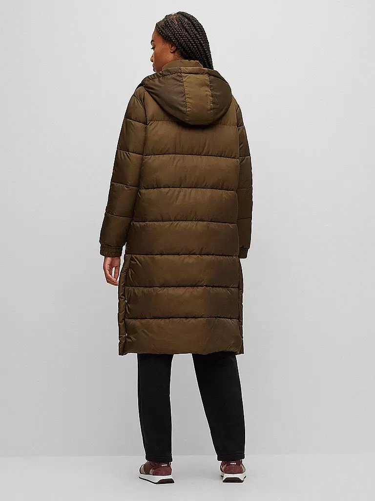 HUGO | Steppmantel Favina | olive