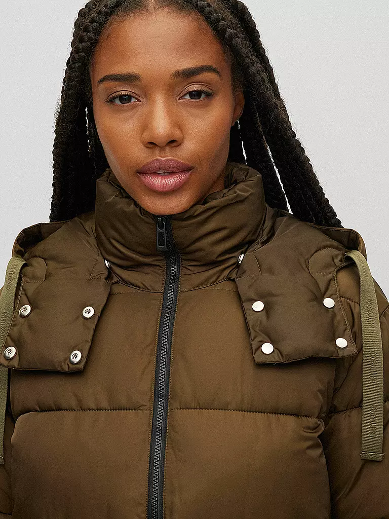 HUGO | Steppmantel Favina | olive