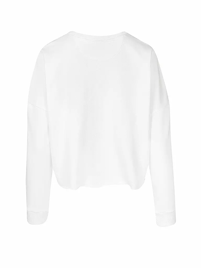 HUGO | Sweater Cropped Fit Darbie | weiß