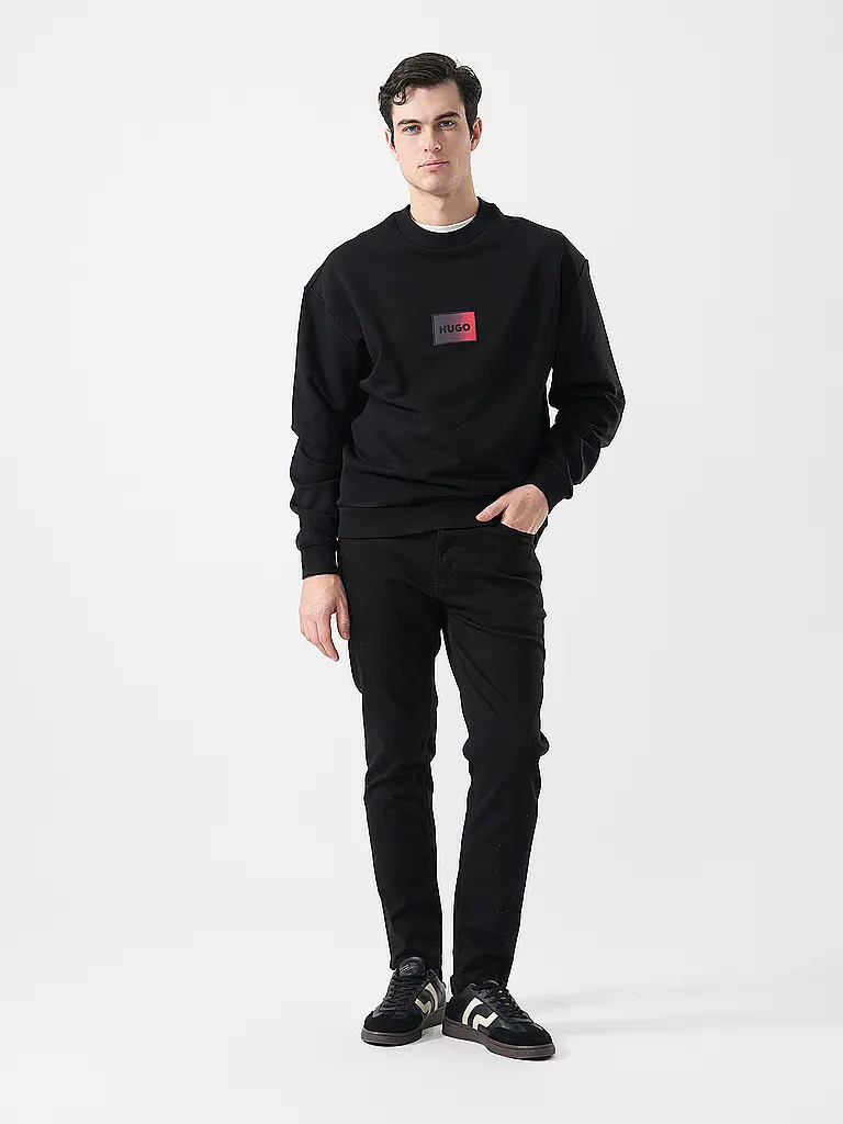 HUGO | Sweater DANOTOP  | Schwarz